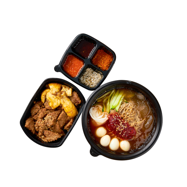 고기변경가능 (특수부위/삼겹살/반반/갈비/숯불)