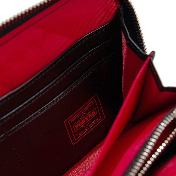 Lewis Leathers × PORTER Long Wallet Black : HIDEANDRIDE INTL