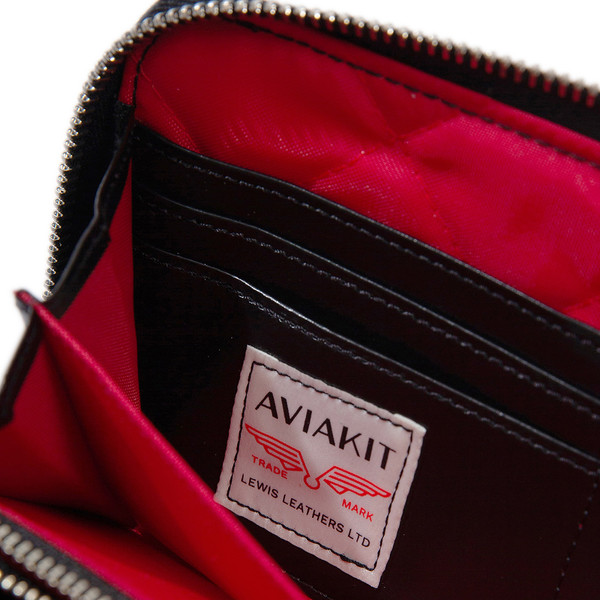 Lewis Leathers × PORTER Long Wallet Black : HIDEANDRIDE INTL