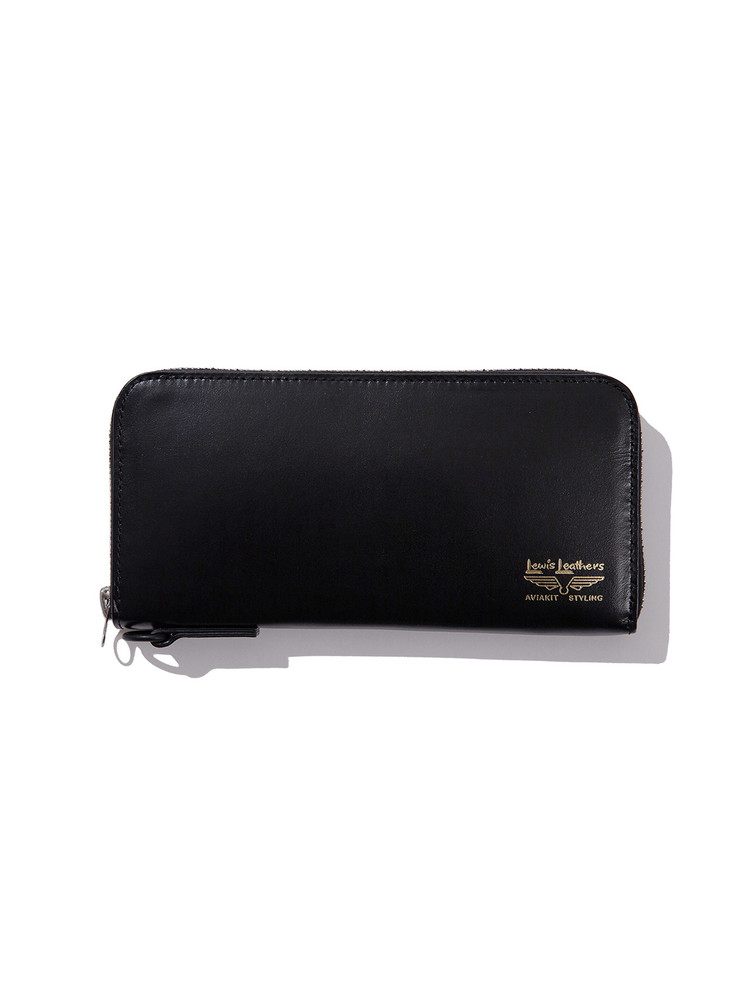 Lewis Leathers × PORTER Long Wallet Black : HIDE/AND/RIDE