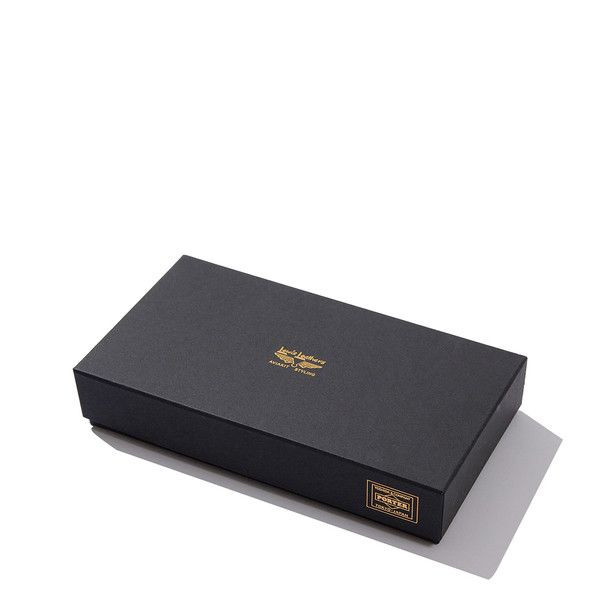 Lewis Leathers × PORTER Long Wallet Black : HIDEANDRIDE INTL