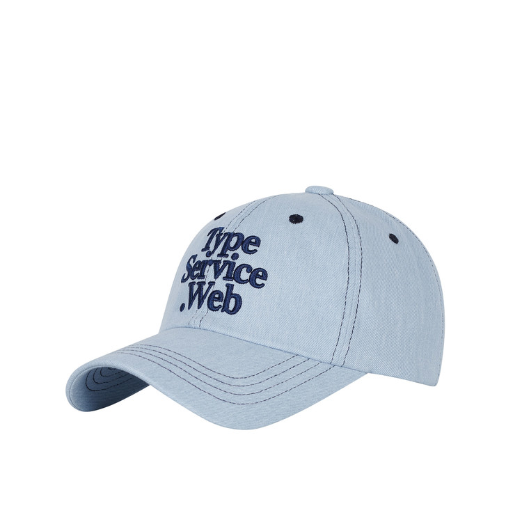 ☆typeservice☆ Typeservice Web Stitch Cap Light Denim 타입서비스