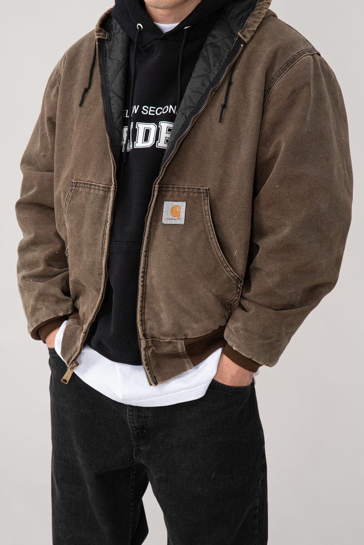 [100] 90 s Carhartt Duck Active Jacket J130 Made in U.S.A No. 2938 월드