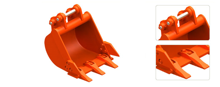 bucket, heavy equipment, excavator attachment, hydraulic attachment