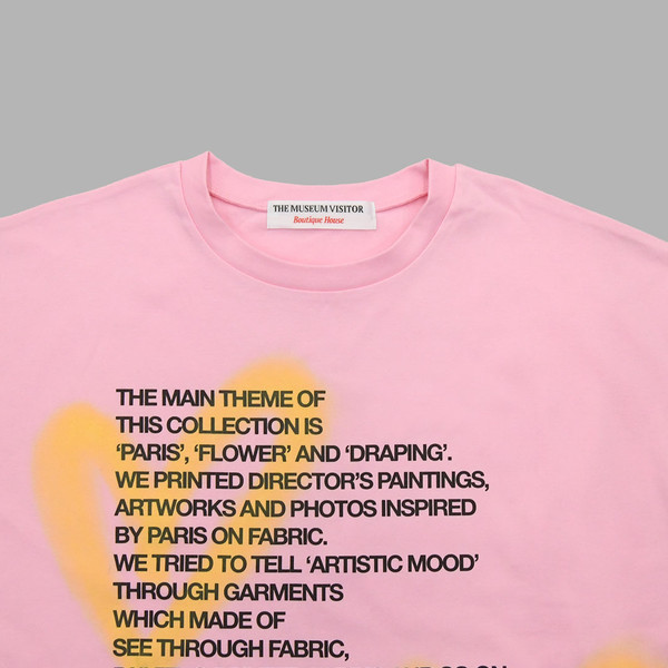 Heart Sprayed T-Shirts (Pink) : THE MUSEUM VISITOR