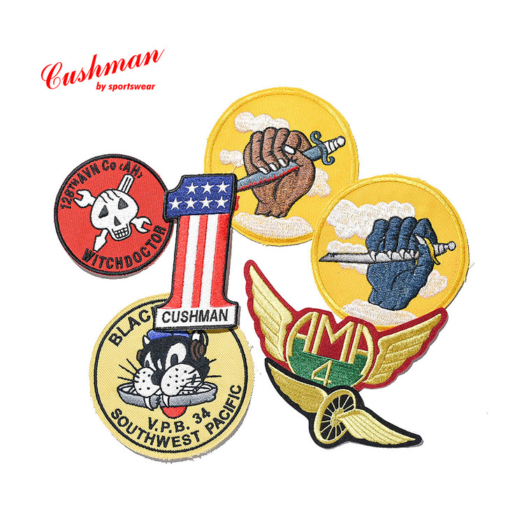 Cushman Embroidery Patch Semi Basement General Store