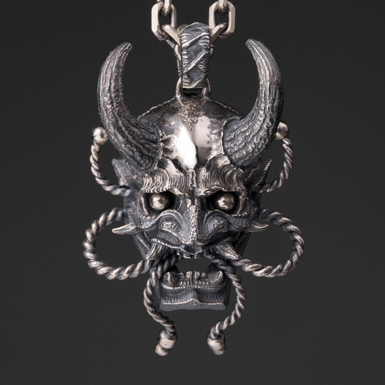 U7 Hannya Mask Necklace