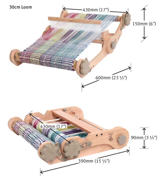 Ashford Knitters Loom with carry bag / 3 size Studio Atcoat