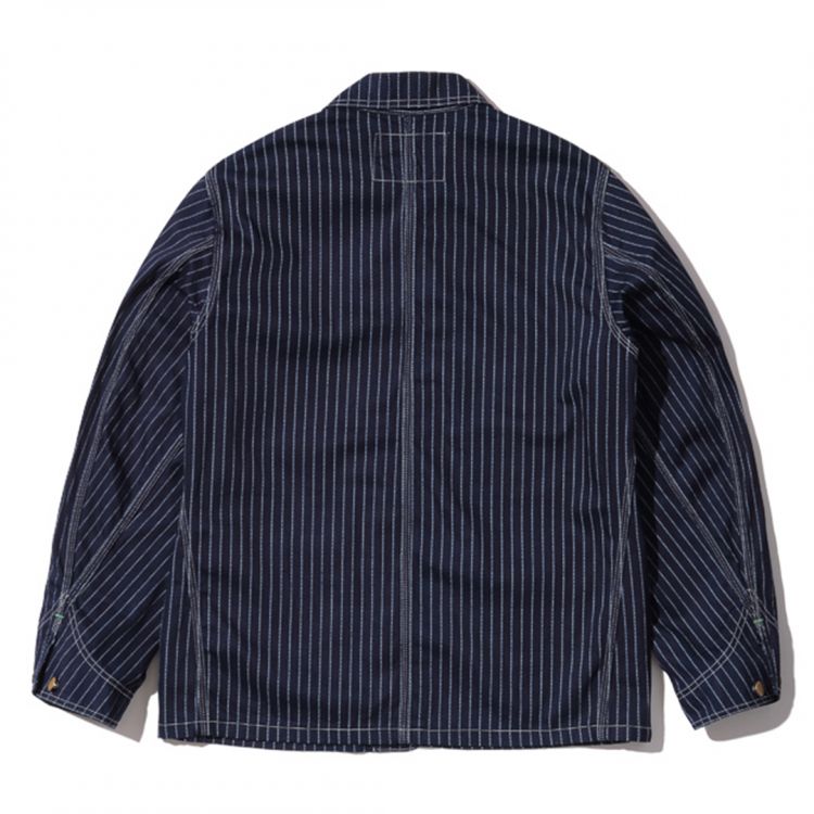 9oz. Wabash Stripe Work Coat : Semi Basement General Store