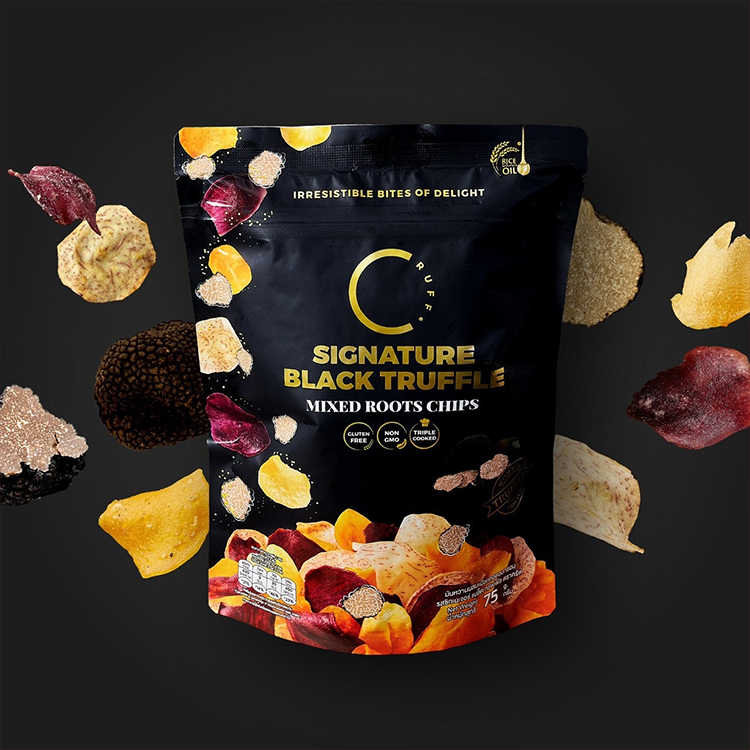 Cruff/믹스 루트 칩스 시그니처 블랙 트러플 (Signature Black Truffle) 니코니코 타이 마켓