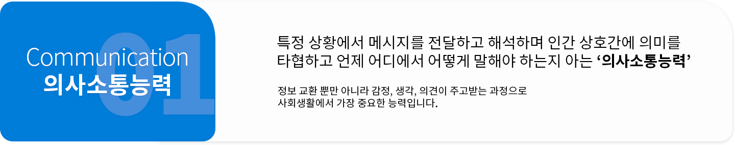 의사소통능력