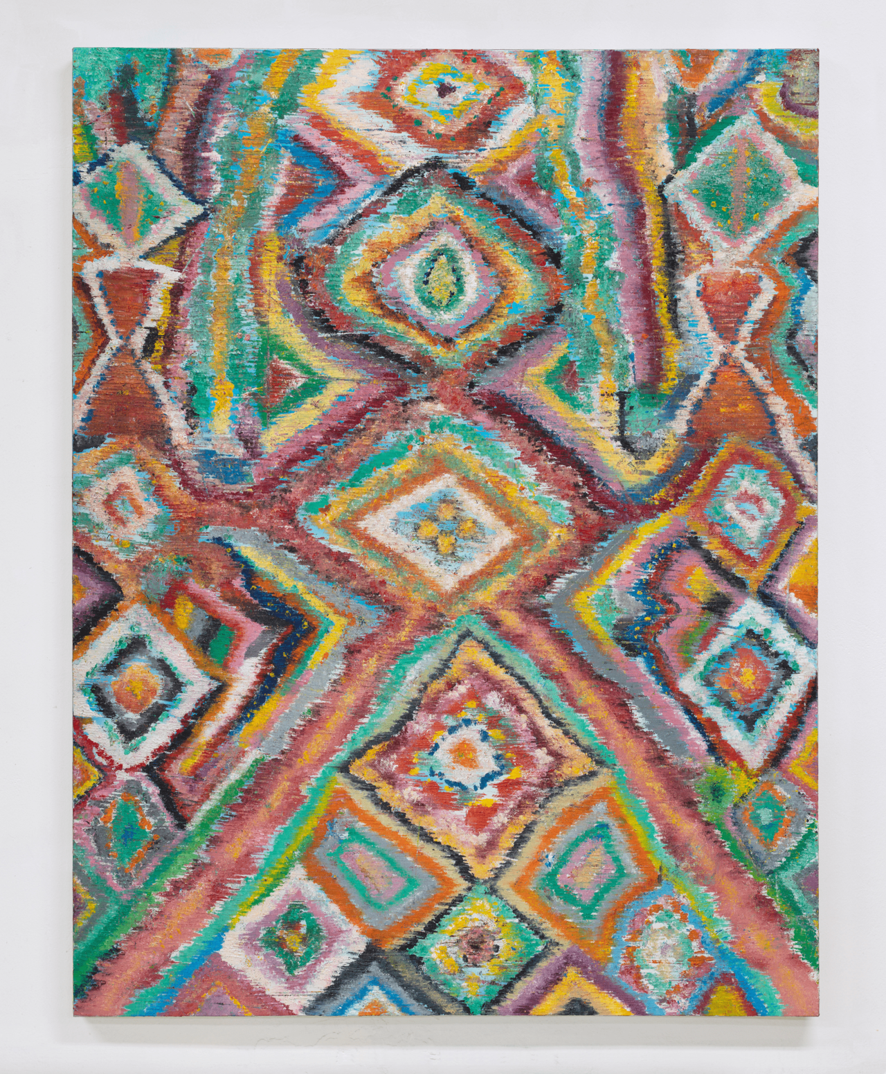 김만순, Dancing Shaman, oil on canvas, 145.5 x 112cm. 2021