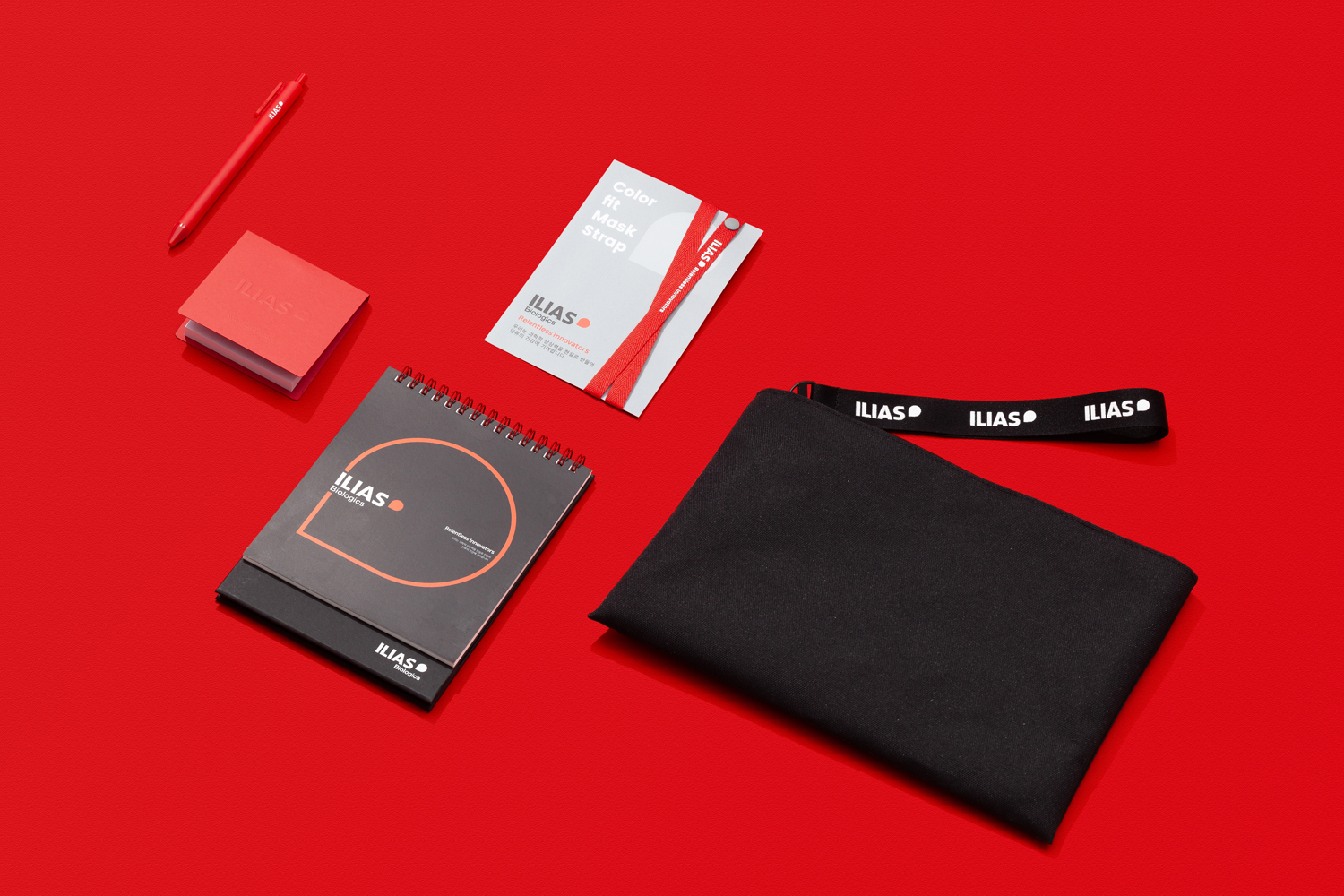 일리아스 바이오로직스 로고 스트랩파우치 Kit