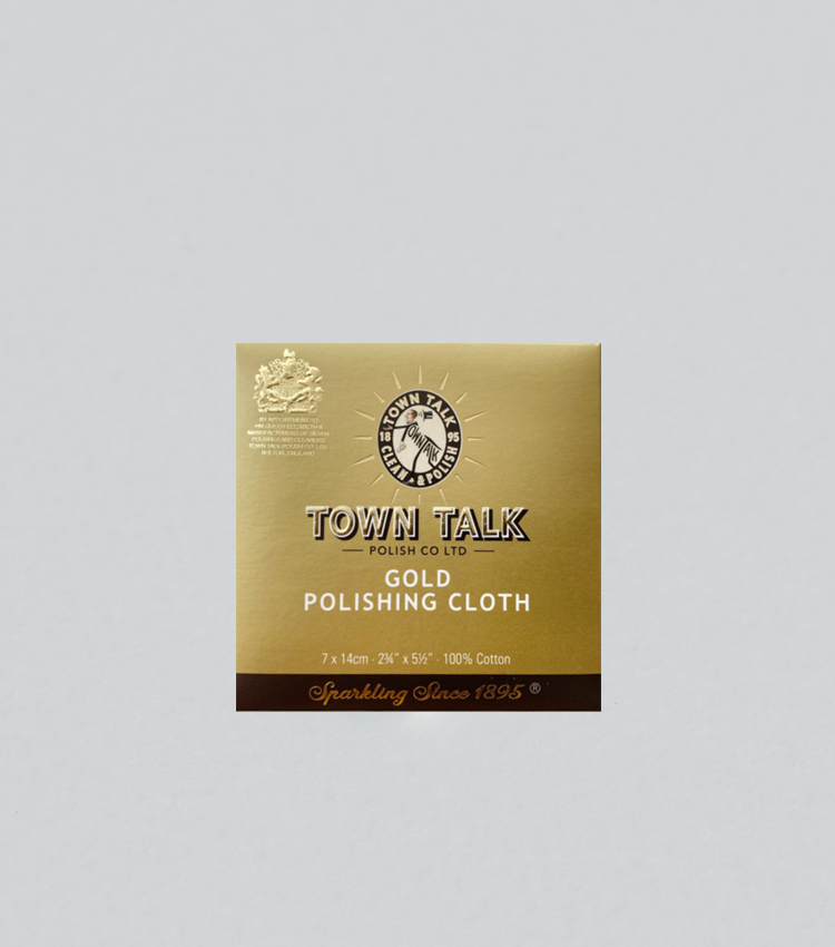 1x TOWN TALK GOLD Polishing Cloth 125mm x 175mm - Helia Beer Co