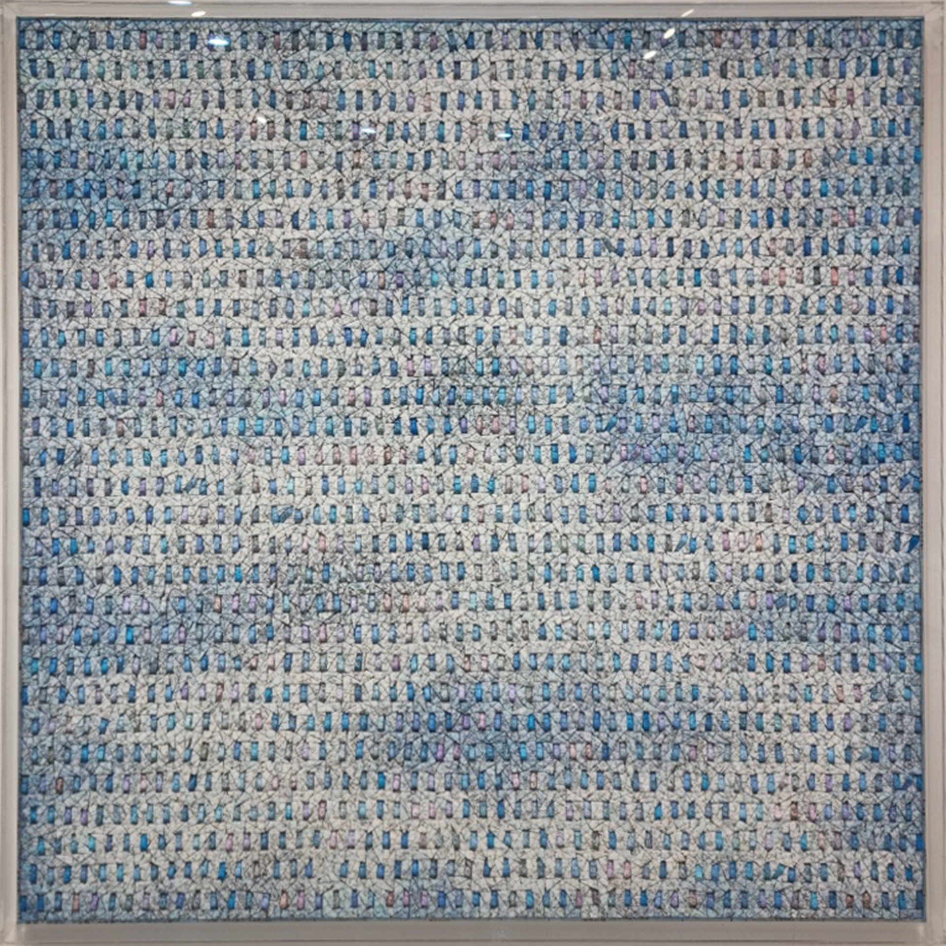 전광영_Aggregation(집합)17-An055(Dream14)_151x151cm_Mixed Media with Korean Mulberry Paper_2017