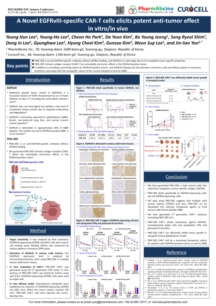 2022 KDDF-SNU Science Conference / Poster : PharmAbcine