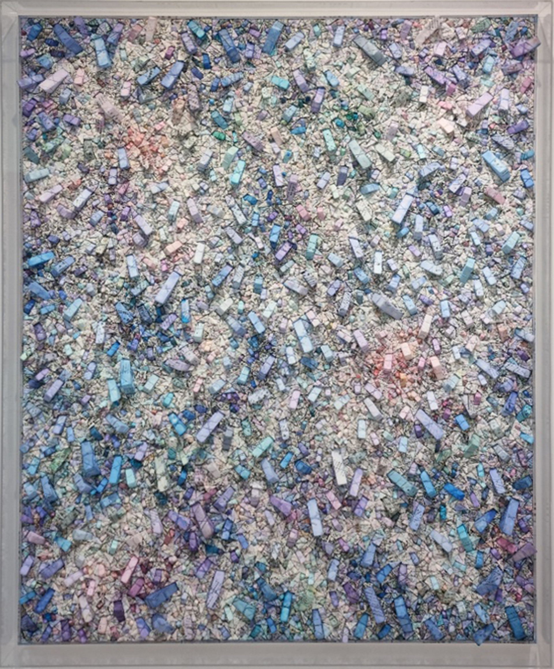 Aggregation19-OC086(Desrie22)"명상"_163x131cm_Mixed Media with Korean Mulberry Paper_2019