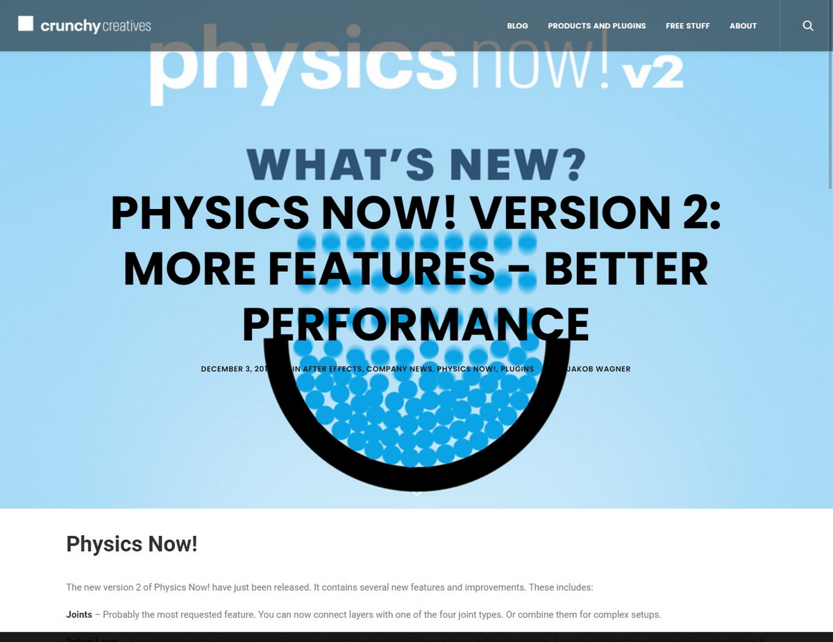 physics now after effects free download