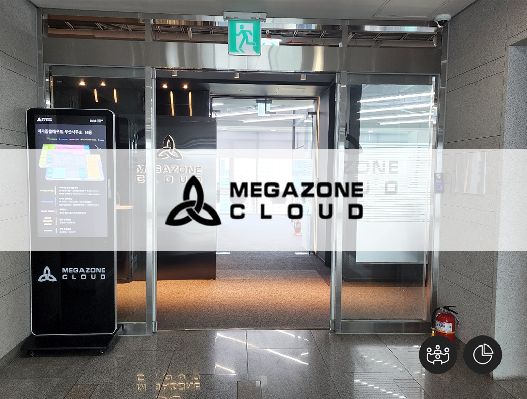 메가존클라우드 부산 공유오피스 SMART OFFICE(CONNECT*PLACE) 구축 : P&PEOPLE
