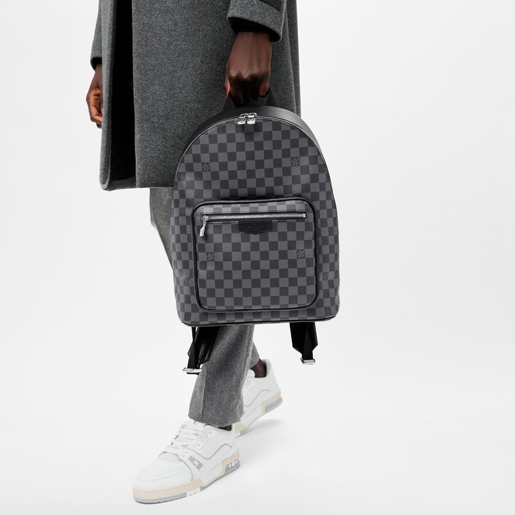 Louis Vuitton Josh Backpack Damier Graphite Canvas For Men, Men's Bags 40cm  LV N40365