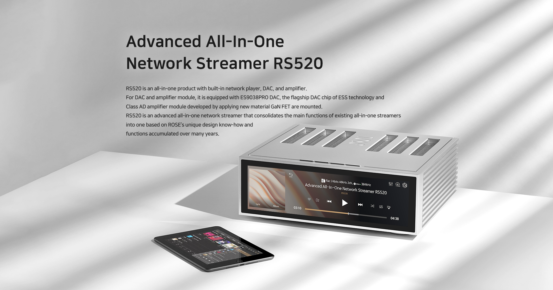 Advanced All In One Network Streamer RS520