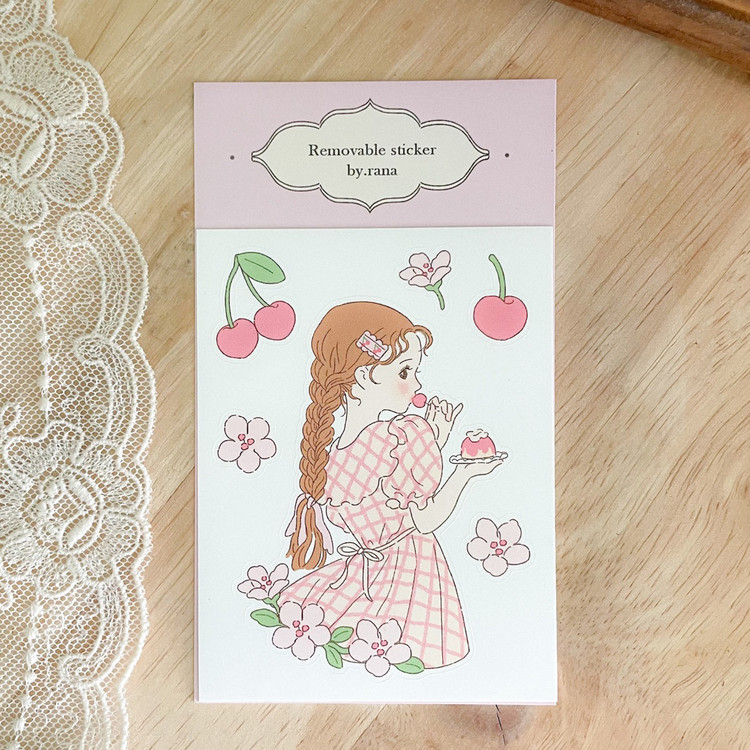 by.rana | Removable Sticker_Cherry : Lovticker