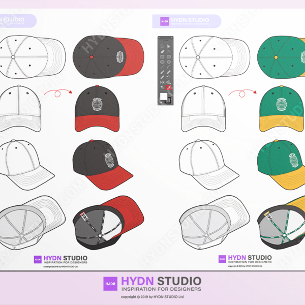 HYDNSTUDIO / 헤이든스튜디오) Tutorial - How to Use BASEBALL CAP