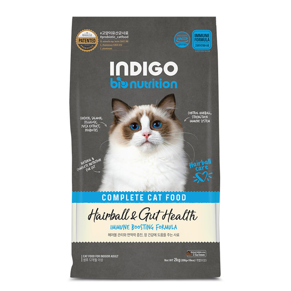 Indigo Bionutrition Hairball Gut Health for Cat Indigo Paw