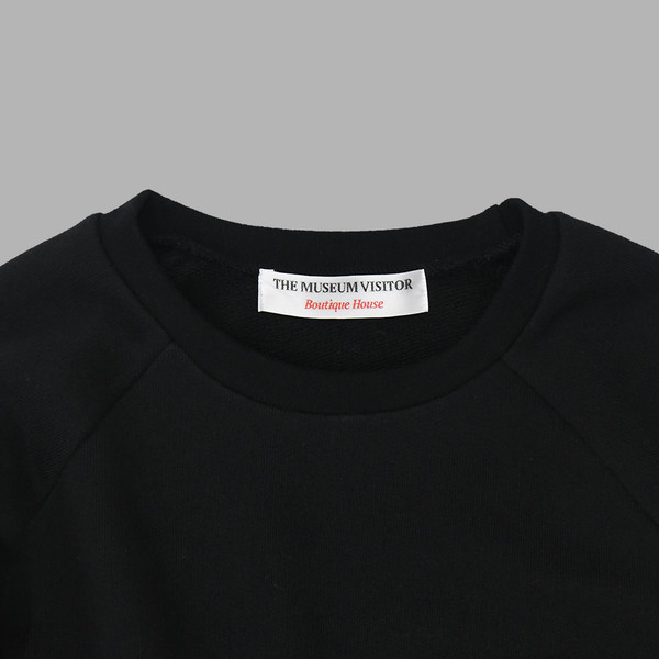 PARIS / BERLIN / SEOUL RAGLAN SWEAT SHIRTS(BLACK) : THE