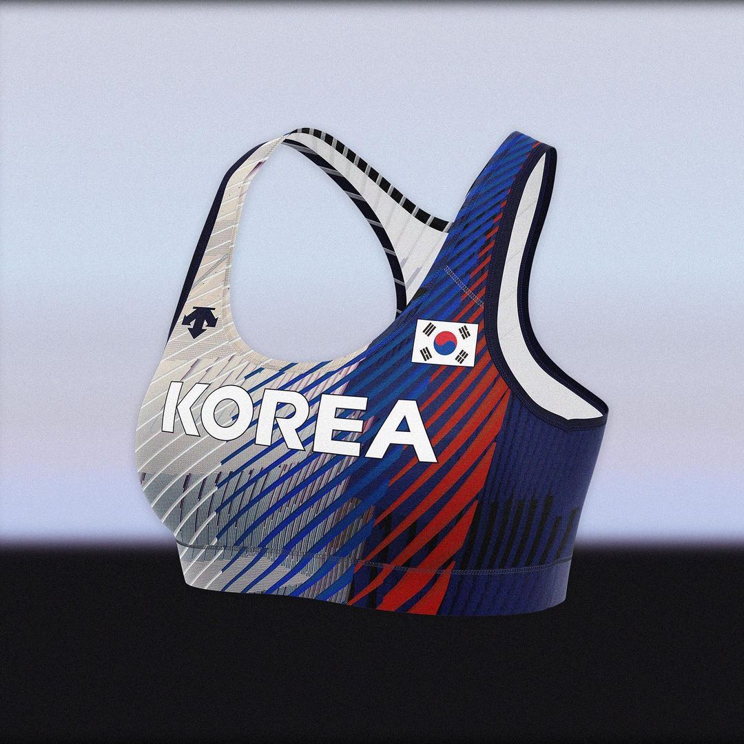 육상 국가대표 유니폼 그래픽 디자인