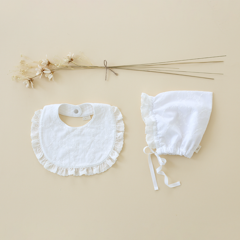 Haze organic bib&bonnet