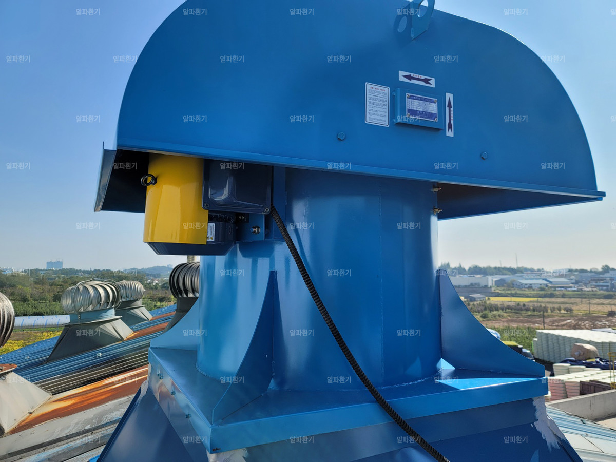 루프팬 VBELT type 설치 동력팬 환풍기 시공사례