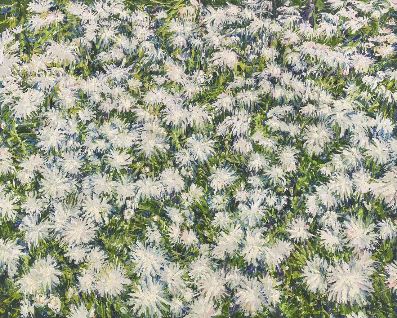 Little Flowers 9 130x162cm oil on canvas 2022