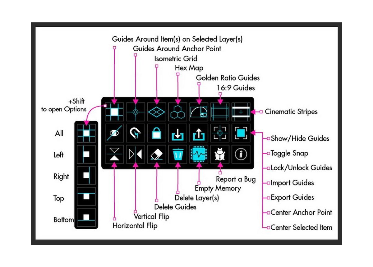 Layout 및 Guideline 작업을 빠르게 도와주는 GuidesUp! Script : TUTORIAL