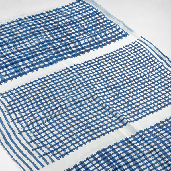 小物 Porter Classic - INDIGO PRINT SILK SCARF 小物 Porter Classic - INDIGO PRINT SILK SCARF Porter Classic
