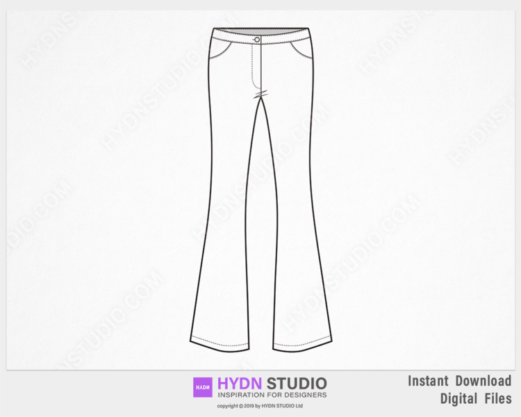 Bell bottom pants : 헤이든스튜디오