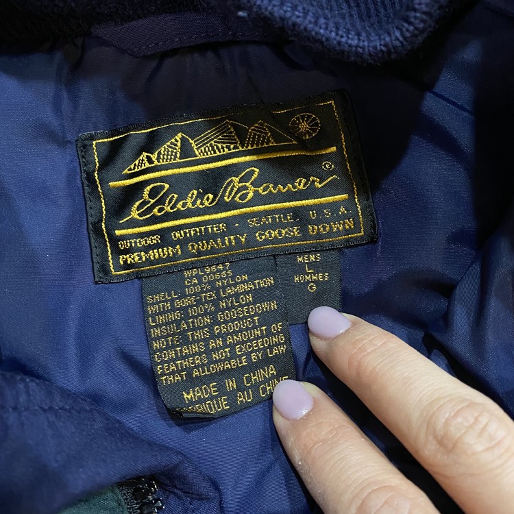 90s Eddie Bauer Ridgeline Gore-tex Goose Down Jacket (105-110