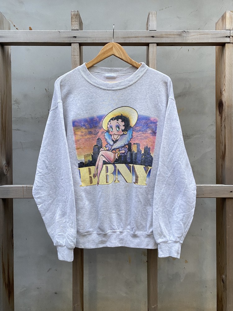 1995's Santee Betty Boop 50/50 Sweatshirts (100-103) : 라이트