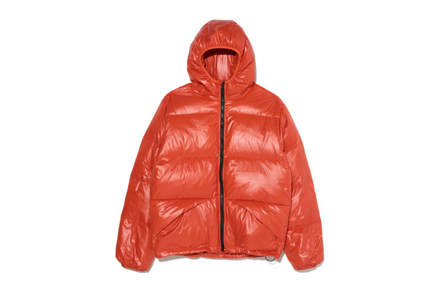 Hooded Down Jacket (Orange)</br>Price - 325,000