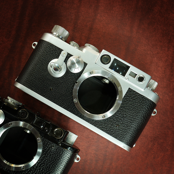 Leica Barnack IIIG / Real leather skin : LEICA CASES