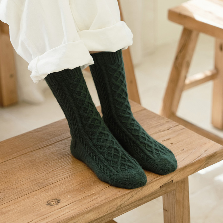 Argylle aran socks / 아가일 아란 양말 : LOOOP