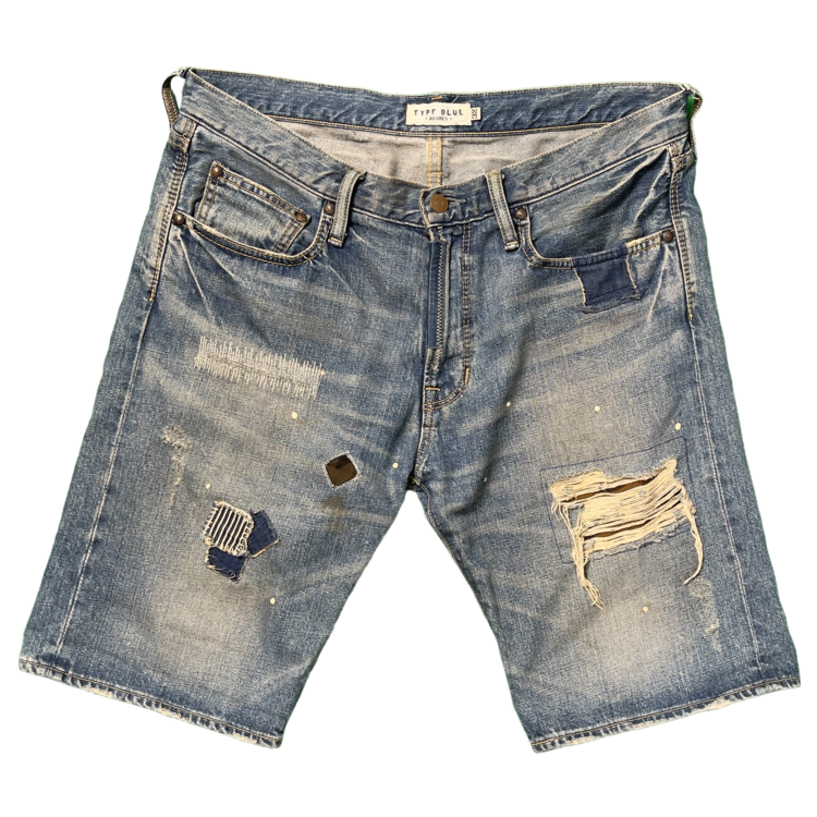 NEW Ralph Lauren Denim & Supply Jeans Shorts! White Distressed Rips Fraying  | eBay