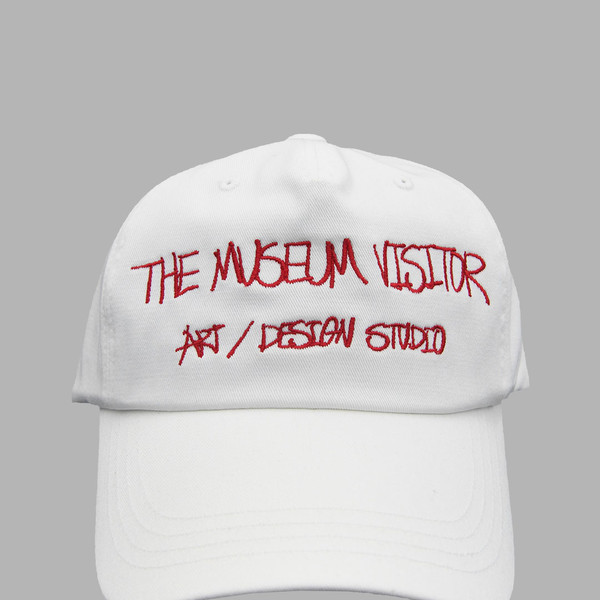 ART / DESIGN STUDIO BALL CAP (WHITE) : THE MUSEUM VISITOR