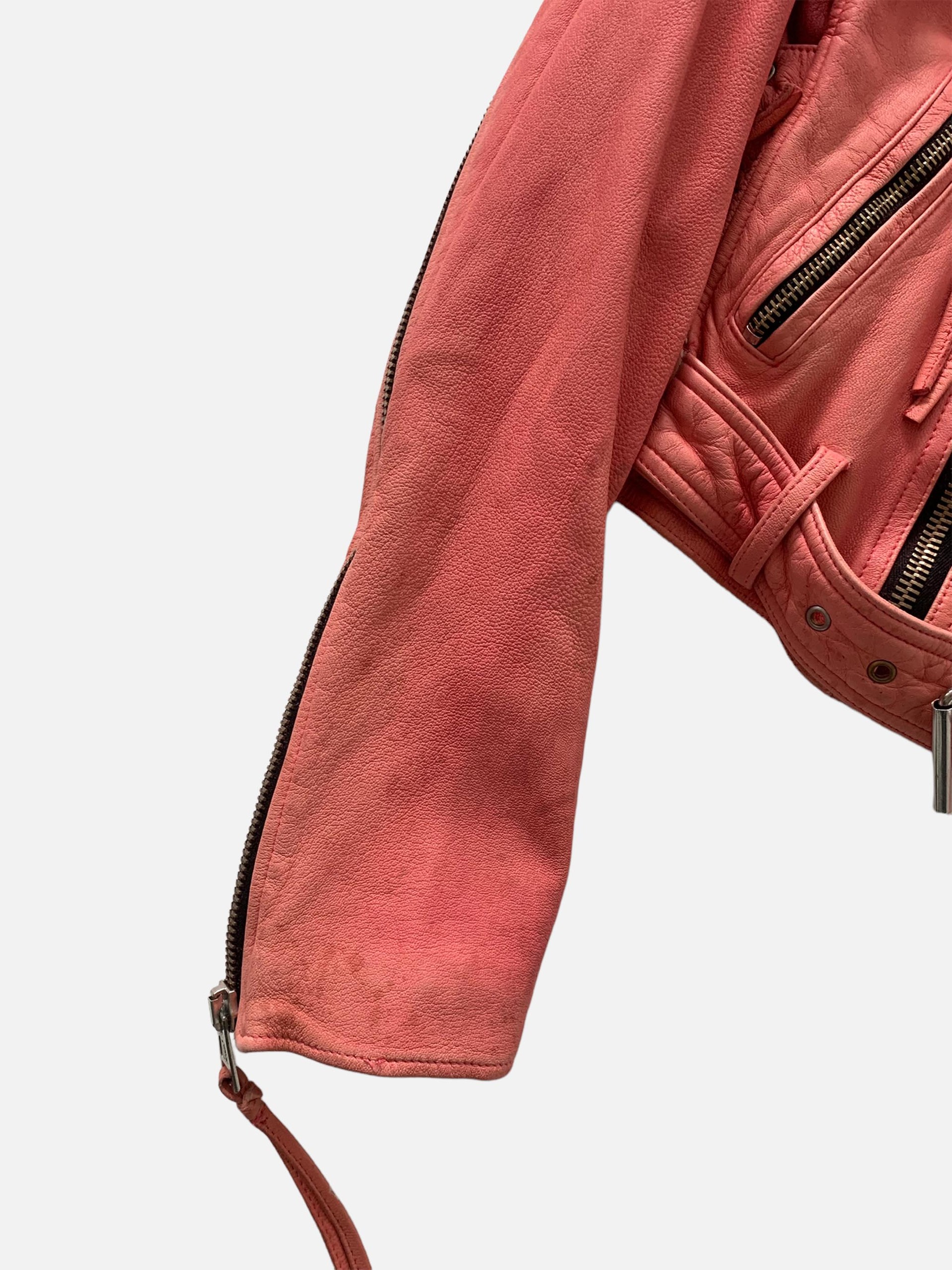 earl jean leather riders jacket : TAAU