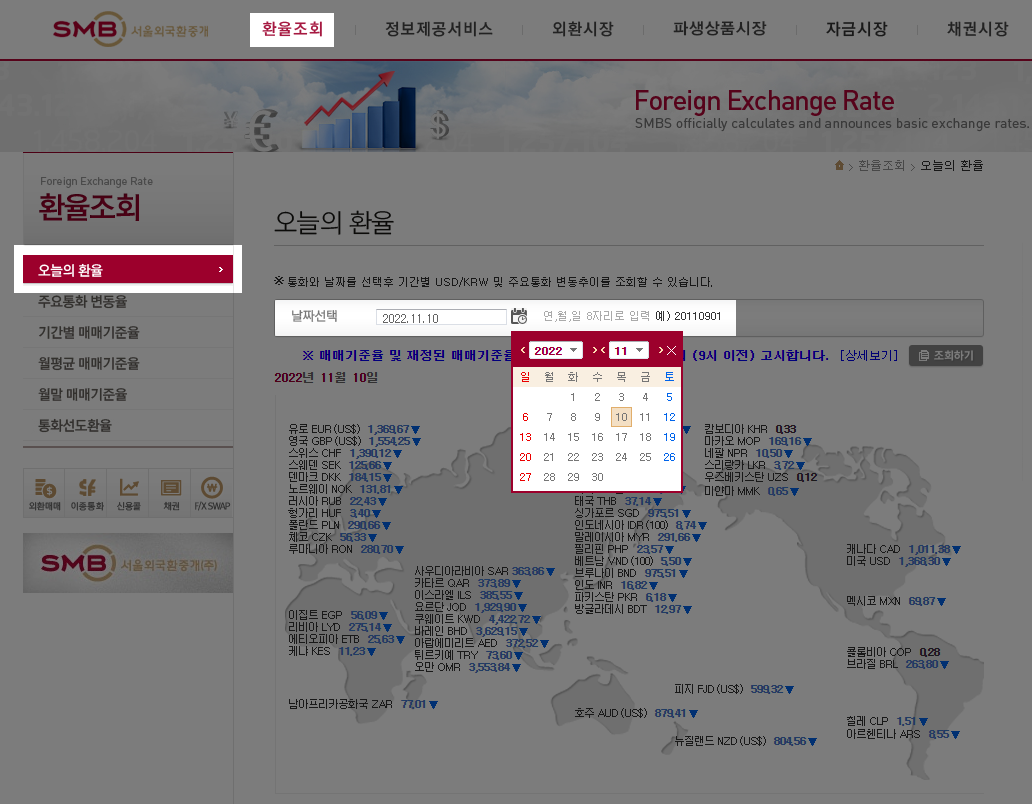 외환 거래는 환율을 어떻게 적용하나요? (구매대행, 수입수출업 환율 조회) : 세무가이드