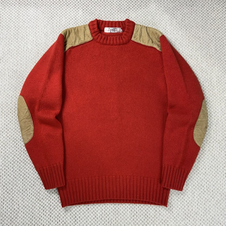 Vtg Elbow Patch Wool Sweater (100) 라이트하우스 스토어