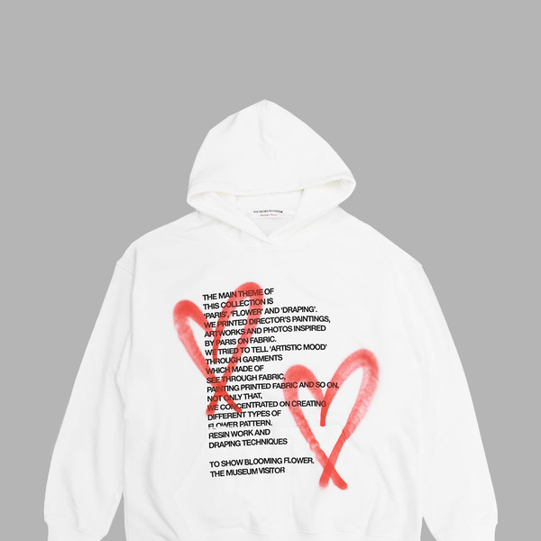 The Museum Visitor Heart 長袖White 22FW The Museum Visitor Heart 長袖White 22FW