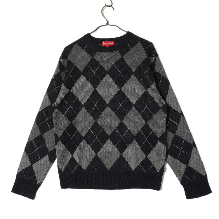 Supreme hotsell argyle sweater