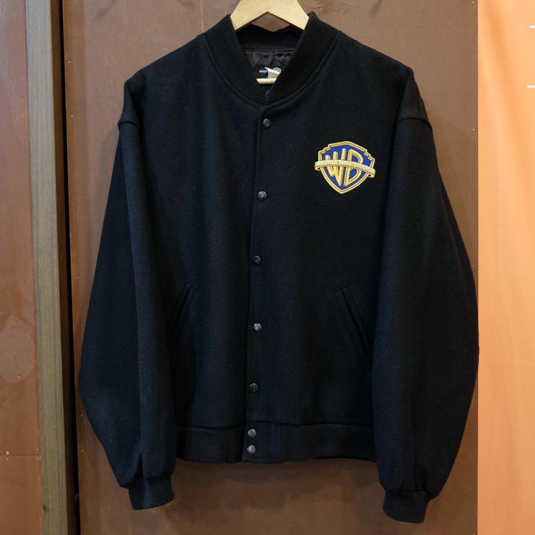 (110)90s Warner Bros Wool Stadium Jacket : 라이트하우스 스토어