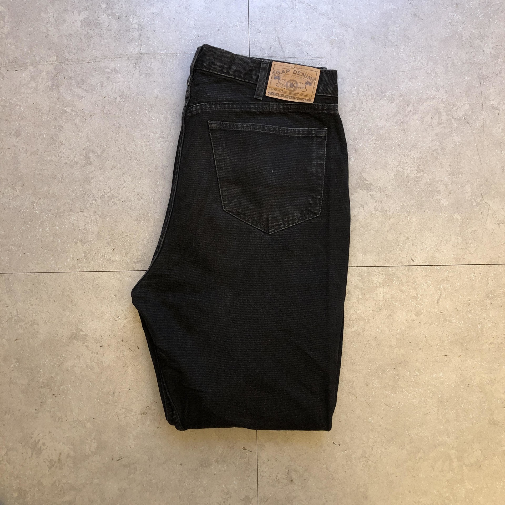 Early 90's us made GAP black jean : soberseoul